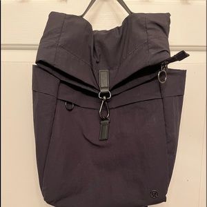 Lululemon Cross paths black backpack